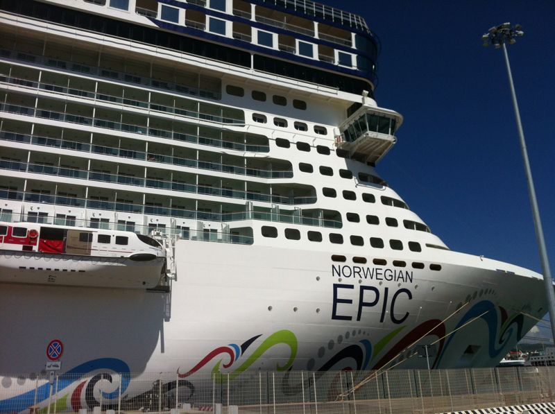 NCL Epic at Civitavecchia Port